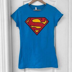 LADIES S (Fitted) - Superman / Supergirl Logo T-Shirt